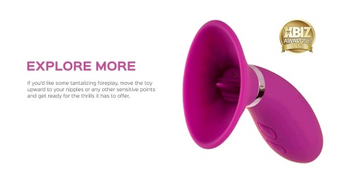 Honey Play Box - Seduction Suction Vibrator - Purple photo