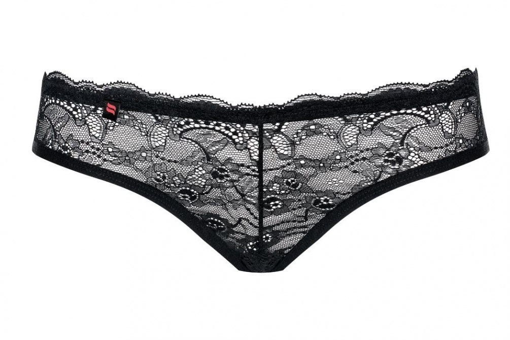 Panties coming straight from Pleasureland? They’re right her... Obsessive - Frivolla Panties - Black - L/XL photo-5