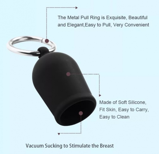 MT - Silicone Breast Pump - Black photo