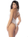 Mapale - 80016 Lace Teddy w Cuffs - White - L/XL 照片-7