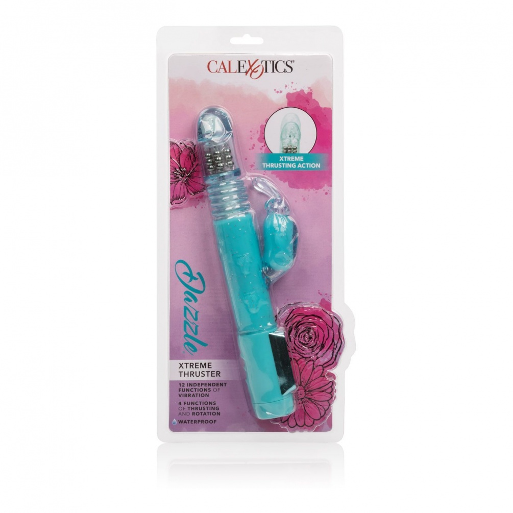 Bring thrilling fantasies to life this powerful vibrating ma... CEN - Dazzle Xtreme Thruster - Blue photo-8