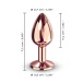 Dorcel - Metal Diamond Anal Plug S - Gold photo-5