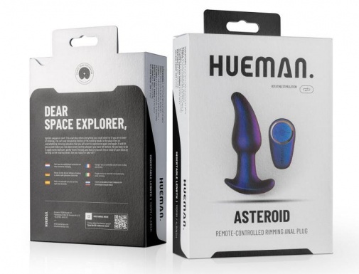 Hueman - Asteroid Rimming Anal Plug - Purple photo