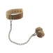 Shots - Collar With Handcuffs - Brown photo