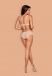 Obsessive - 857-SET-1 內衣2件套裝 - 珍珠色 - S/M 照片-4