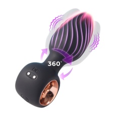 Secwell - Aisi Twist Butt Plug - Black photo