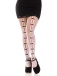 Leg Avenue - Sweetheart Striped Tights - White photo