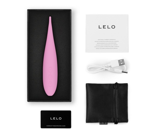 Lelo - DOT Travel 小巧阴蒂点潮笔震动器 - 粉红色 照片