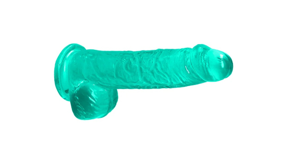 RealRock - 6" Realistic Dildo w Balls - Green photo-4