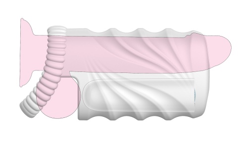 Secwell - Monroe Masturbator w Vibro Bullet - White photo