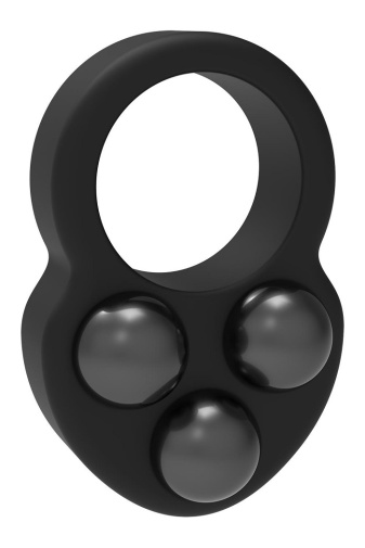 Dreamtoys - Ramrod Triple Weight Cock Ring - Black photo