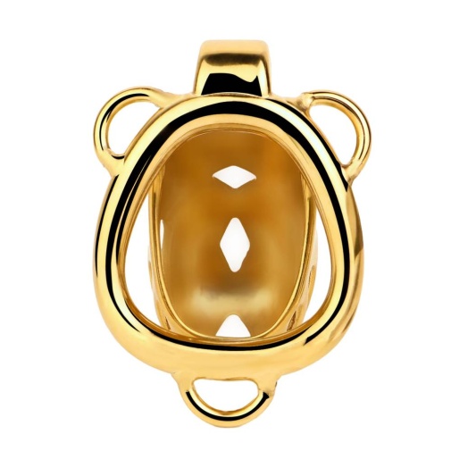 FAAK - Chastity Cage 184 w Belt & Plug - Gold 照片