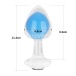 Lovetoy - Gemoria Glow Butt Plug - Blue photo-11