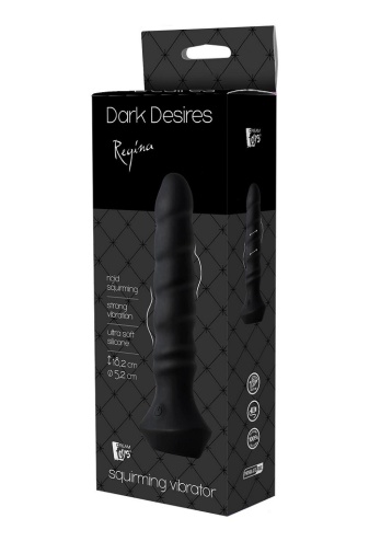 Dreamtoys - Regina Squirming Vibrator - Black 照片