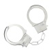Ouch - Classic Metal Hand Cuffs - Silver photo