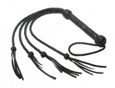 Strict Leather - Four Lash Whip - Black photo