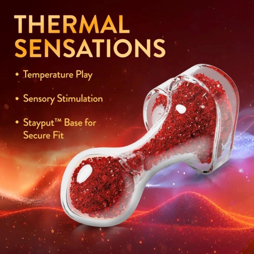 Oh My Gem - Lustre Butt Plug - Red 照片