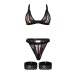 Oh La La Cheri - Kendra Lace Set - Black - L/XL photo-4