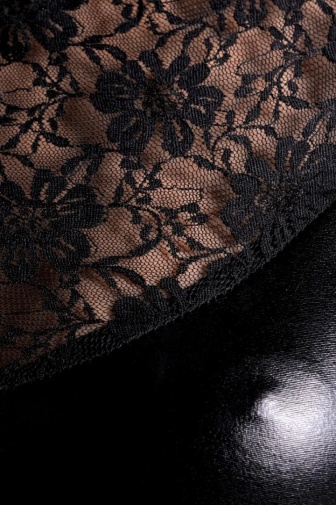 Glossy - Lulu 彈性纖維緊身裙 - 黑色 - L 照片