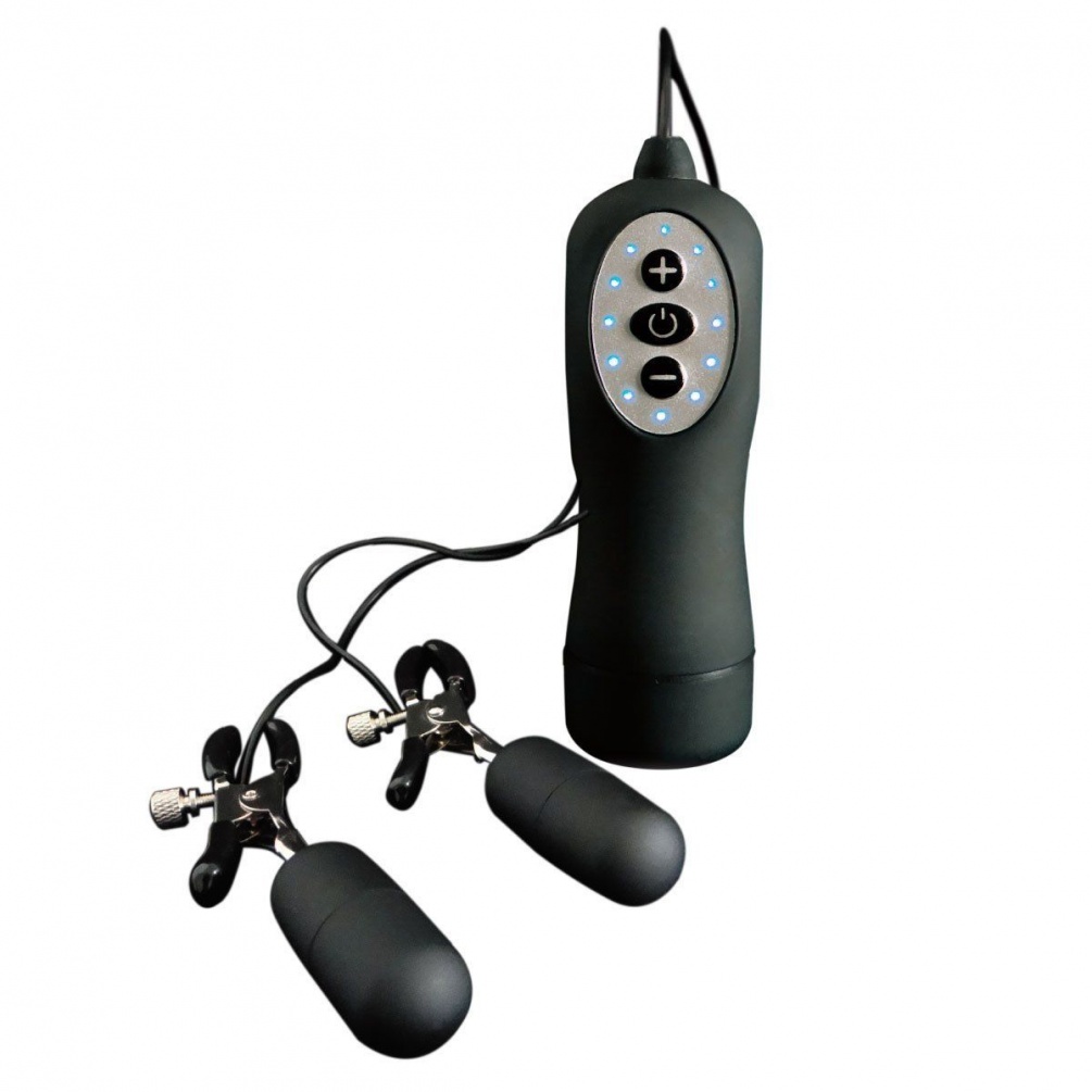 - Bullet-like light, but very very shaking force
- Strong b... G-Mode - Nipple Clamps Rotor - Black photo-2
