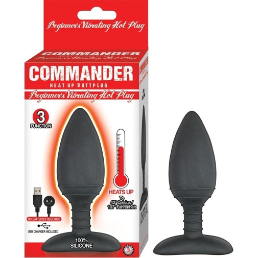 Nasstoys - Beginner Heating Vibro Plug - Black photo