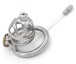 FAAK - Chastity Cage 04 w Belt & Catheter 45mm - Silver photo-2