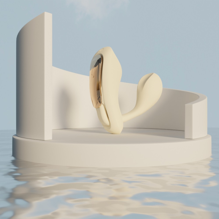 Qingnan - 穿戴式遙控震動器 #6 - 米白色 照片