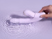 SVAKOM - DuoGlow APP Thrusting Vibrator - Pastel Lilac photo-7