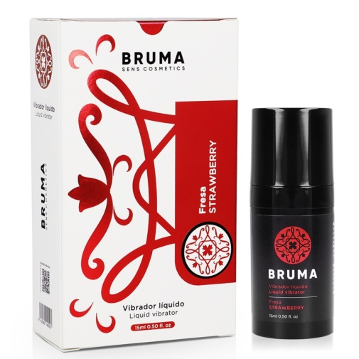 Bruma - Strawberry Liquid Vibrator - 15ml photo