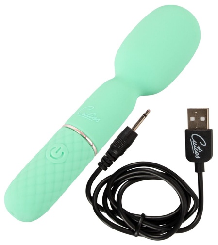 Cuties - Mini Wand Vibrator - Blue photo