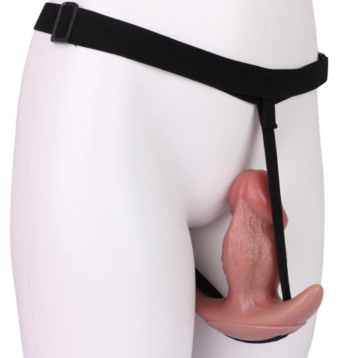 FAAK - Realistic Anal Plug w Belt - Flesh photo