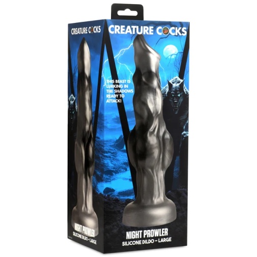 Creature Cocks - Night Prowler Dildo L - Grey photo