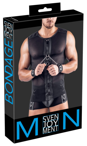 Svenjoyment - Shirt w Hand Cuffs - Black - M photo