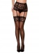 Obsessive - 856-STO-1 Stockings - Black - S/M photo