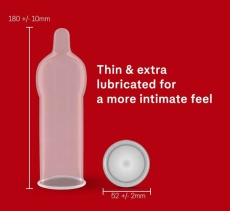 Durex - Fetherlite Elite Extra Lube 12's pack photo
