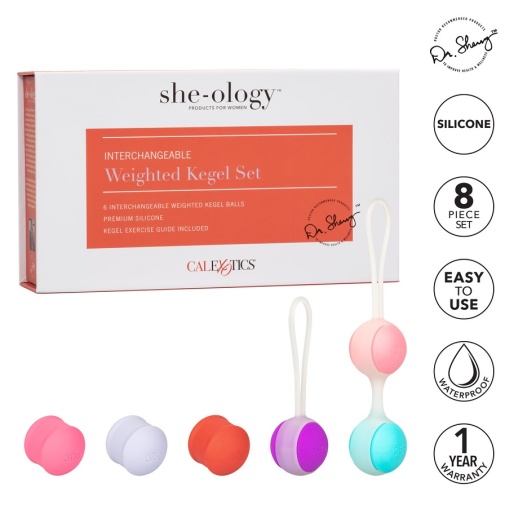 CEN - She-ology Weighted Kegel Balls Set 6 pcs photo