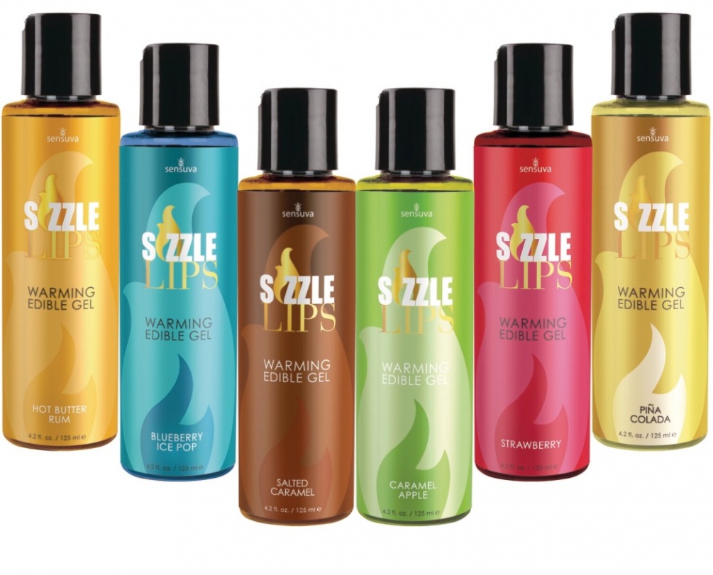 Sensuva - Sizzle Lips Caramel Apple Warming Gel - 125ml photo-2