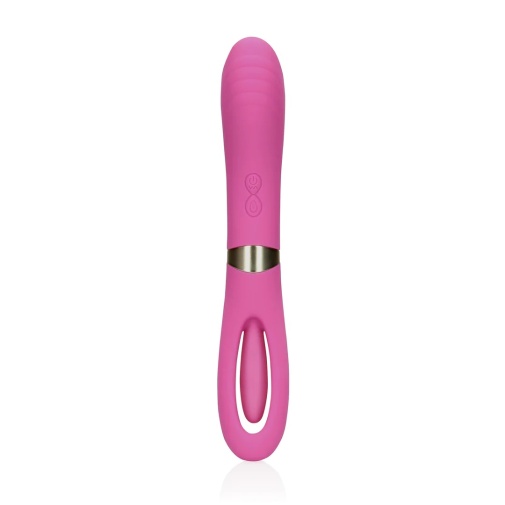 Loveline - Double Sided Flapping Vibrator - Pink 照片