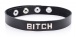 Strict Leather - Leather ID Collar Bitch - Black photo