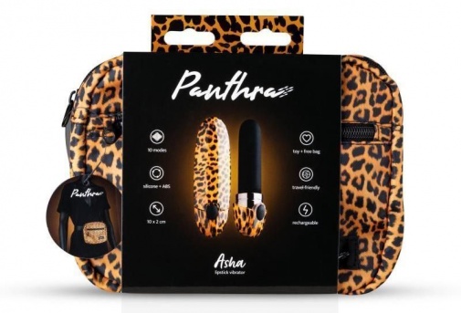 Panthra - Asha 唇膏型震動器 - 豹紋 照片