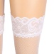 Ohyeah - Lace Rhinestone Stockings - White - S photo-11