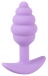 Cuties - Grooved Mini Butt Plug - Purple photo-6
