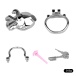FAAK - Metal Pig Chastity Cage w Catheter - Black photo-9