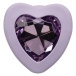 CEN - First Time 心形水晶 后庭塞 2件套装 - 紫色 照片-9