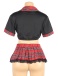 Ohyeah - Student Pleated Skirt Costume - Black - XL 照片-8