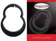 Malesation - Cock Ring Super8 - Black photo