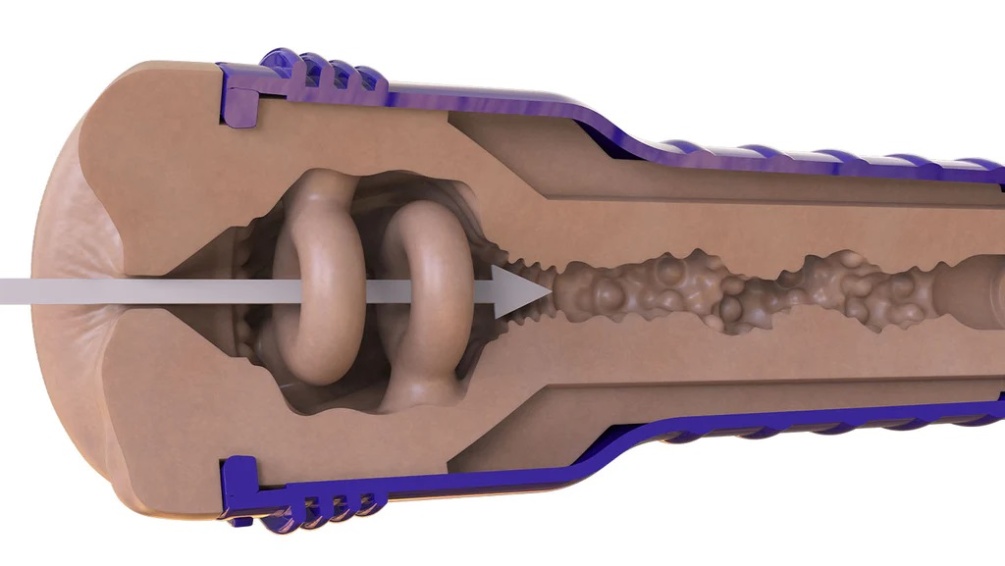 You’ve never BLASTED into a butt this real. Push ... Fleshlight - Boost Blast Female Masturbator - Flesh photo-2