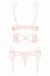Obsessive - Frivolla 4-pcs Set - Pink - S/M photo-8