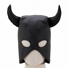 MT - 公牛头角面罩 - 黑色 照片