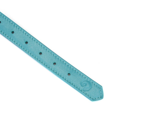 Liebe Seele - Lamb Leather Blindfold - Blue 照片